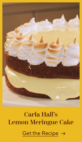 Carla Hall's Lemon Meringue Cake. Get the recipe.