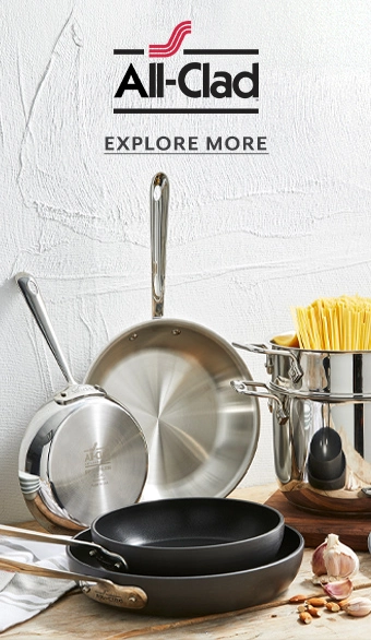 All-Clad Explore More. All-Clad cookware.